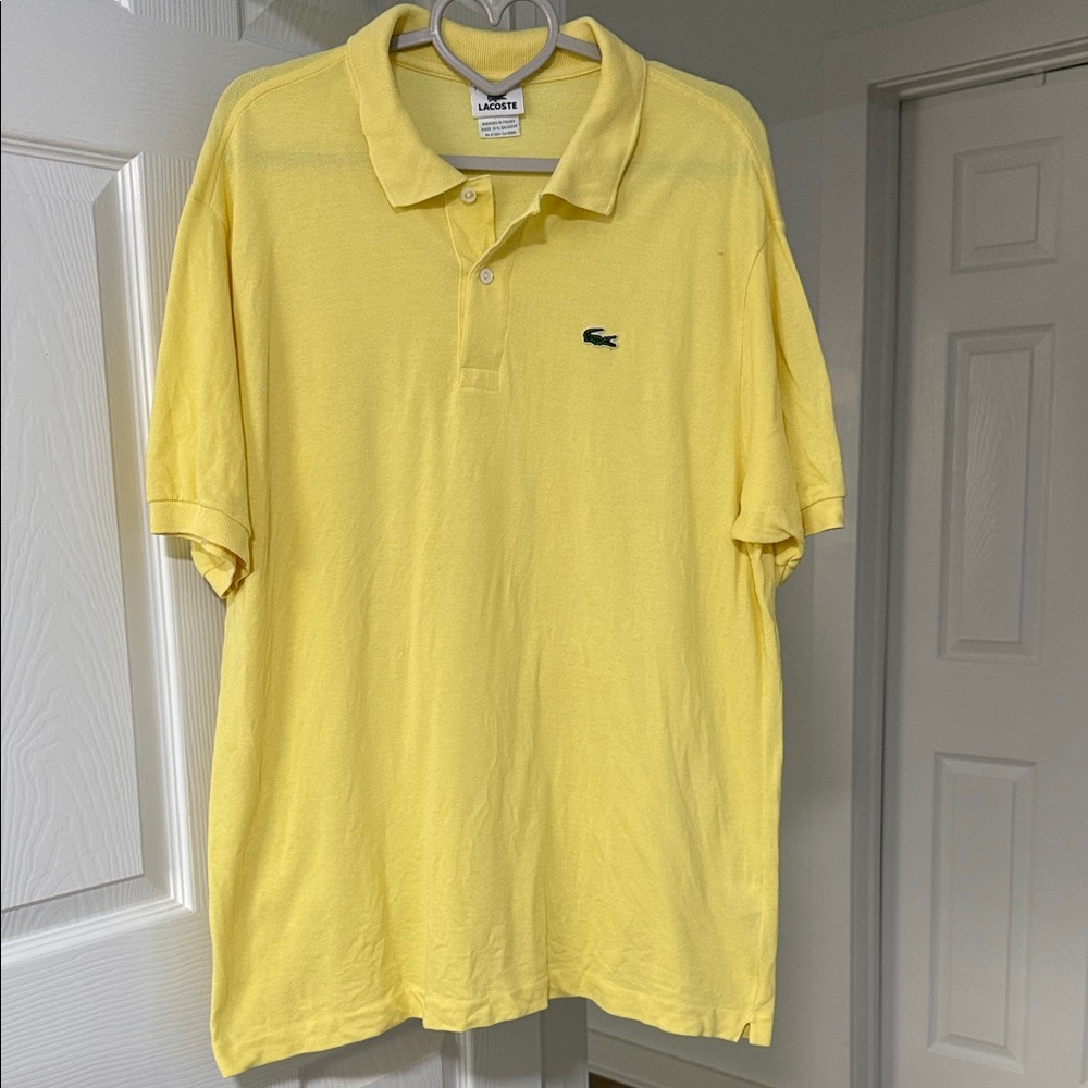 Lacoste Men's Polo in Bright Yellow